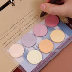 ست استیک نوت شفاف طرح دایره کد 8860 - Image 2