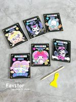 ست دفترچه جادویی اسکرچ نوت و کاردک طرح کرومی و Sanrio کد SSGH-07 - Image 2