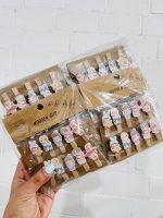 ست 10 عددی گیره چوبی WOODEN CLIP طرح دختر و پسر - Image 2