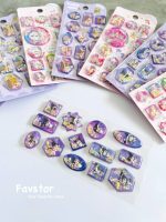 استیکر آکواریومی M طرح CUTE PET PARTY سری YML-06 - Image 2