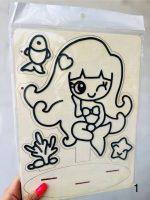 ست کاردستی استند چوبی آویزدار 5 تکه و خمیر دونه برفی - Image 19