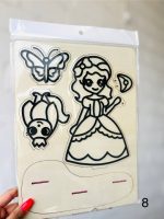 ست کاردستی استند چوبی آویزدار 5 تکه و خمیر دونه برفی - Image 20