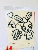 ست کاردستی استند چوبی آویزدار 5 تکه و خمیر دونه برفی - Image 14