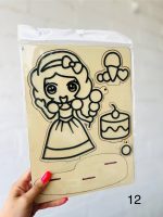 ست کاردستی استند چوبی آویزدار 5 تکه و خمیر دونه برفی - Image 10