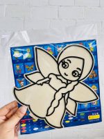 ست کاردستی استند چوبی 2 تکه و خمیر دونه برفی سری اول - Image 15