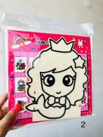 ست کاردستی استند جاقلمی چوبی و خمیر دونه برفی - Image 8