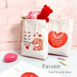 بگ هدیه پارچه‌ای طرح دختر ماه تولد