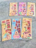 ست دو عددی استیکر شفاف طرح تمبر کاپی بارا کد YKA-1 - Image 2