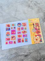 ست دو عددی استیکر شفاف طرح تمبر کاپی بارا کد YKA-1 - Image 6