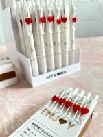 روان نویس کلیکی MOKA طرح قلب ENJOY بدنه سفید کد MK-3028 - Image 6