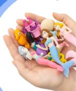 ست پاک کن کلکسیونی QIHAO طرح پری دریایی Mermaid princess کد QH-8238 - Image 4