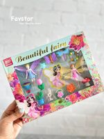 ست پاک کن کلکسیونی QIHAO طرح فرشته Beautiful fairy کد QH-8239