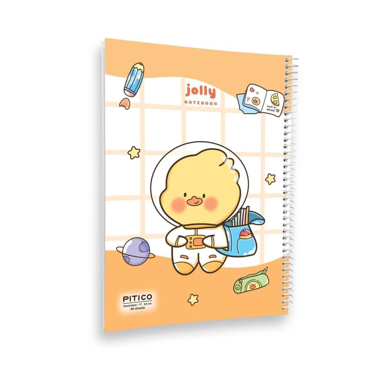 دفتر مشق حاشیه دار مجلد پیتیکو سری jolly کد 378 - Image 6
