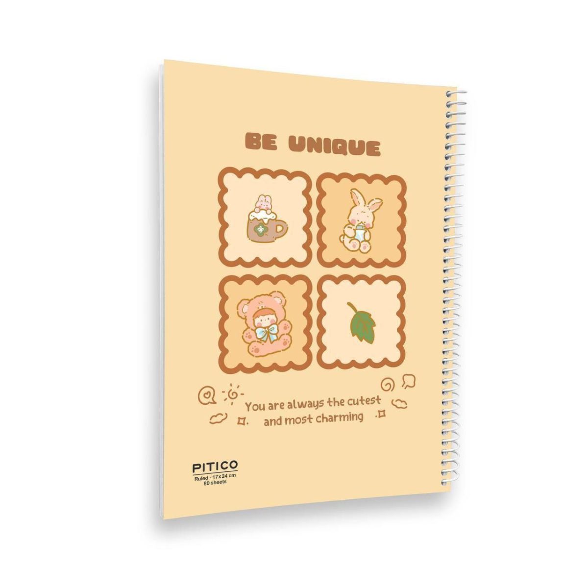 دفتر خط دار مجلد 80 برگ پیتیکو سری Unique کد 373 - Image 10
