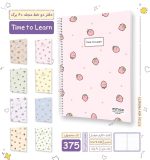 دفتر دو خط زبان مجلد 60 برگ پیتیکو سری Time to learn کد 375 - Image 3
