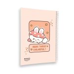 دفتر خط دار مجلد 100برگ پیتیکو سری Happiness کد 374 - Image 10
