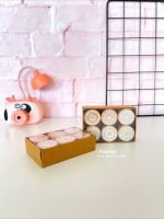 ست 6 عددی مهر چوبی گرد طرح گل - Image 3