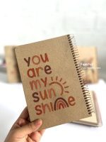 دفتر جلد سخت کرافت خط دار سویل کد 804 - Image 5