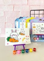 ست بوم رنگ آمیزی پایه دار و گواش کد CY-8007