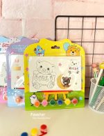 ست بوم رنگ آمیزی پایه دار و گواش کد CY-8007 - Image 6