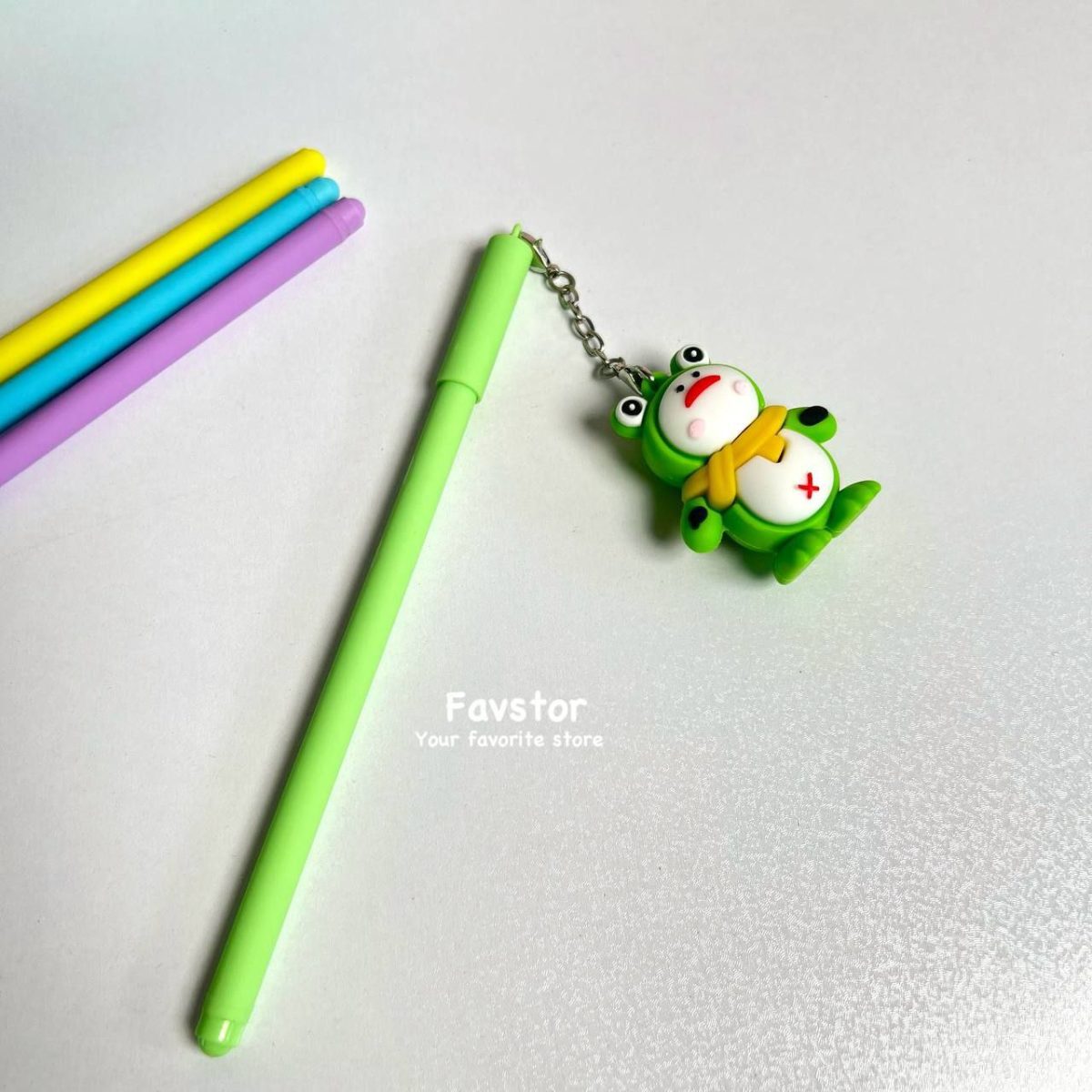 روان نویس آویزدار سیلیکونی طرح جوجه قورباغه ای کد 226 - Image 6