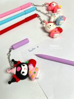 روان نویس آویزدار سیلیکونی طرح کرومی و Sanrio کد 225 - Image 3