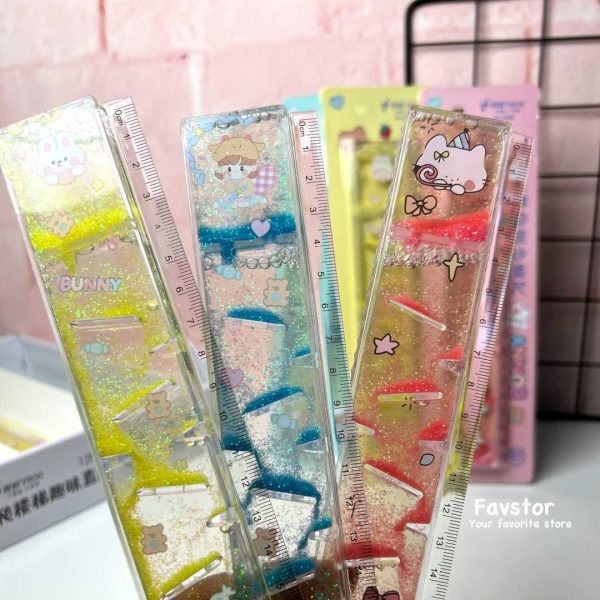 خط کش آکواریومیFROG طرح دختر و حیوانات کد TY-1662