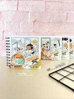 دفتر جلد سخت JINGU طرح فضانورد کد 5753 - Image 7