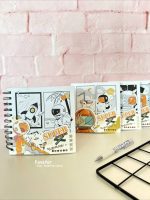 دفتر جلد سخت JINGU طرح فضانورد کد 5753 - Image 8