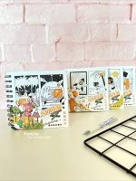 دفتر جلد سخت JINGU طرح فضانورد کد 5753 - Image 9