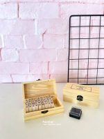 ست 36 عددی مهر چوبی طرح حروف الفبا و اعداد RUBBER STAMP SET - Image 6