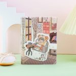 دفتر جلد مگنتی JINGU طرح Happiness Store کد 2982 - Image 4