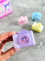 مداد تراش مخزن دار دو تیغه طرح دوربین کرومی و Sanrio کد 669