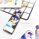 ست 5 عددی بوک مارک طلقی MEI QI طرح گلکسی و شازده کوچولو کد MQ-824 - Image 7