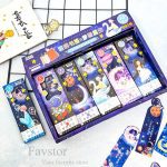 ست 5 عددی بوک مارک طلقی MEI QI طرح گلکسی و شازده کوچولو کد MQ-824 - Image 5