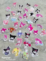 ست 12 عددی استیکر XIAO XANG طرح کرومی و Sanrio کد XX-D002 - Image 4