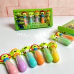 ست 6 عددی مینی هایلایتر طرح هیولا سه چشم کد MD-348 - Image 2