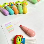 ست 6 عددی مینی هایلایتر طرح هیولا سه چشم کد MD-348 - Image 3