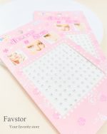 استیکر نگینی میکاپ و مو ساده ریز - Image 2