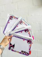 ست تخته وایت برد آویزدار و ماژیک Ada طرح کرومی - Image 2