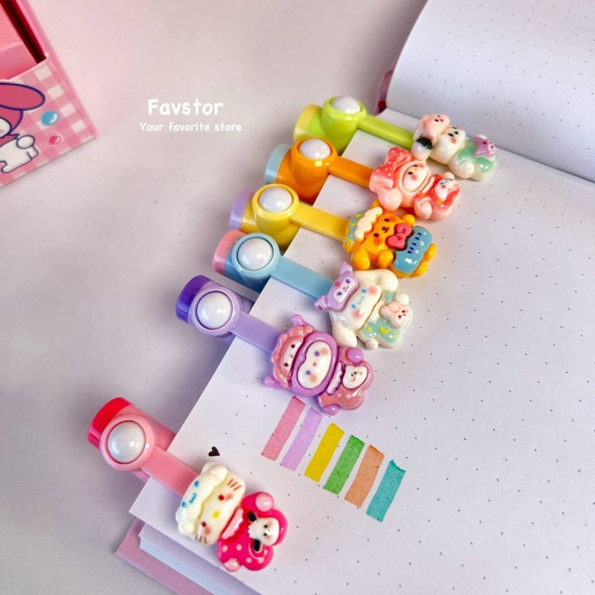 هایلایتر پیکسل سرامیکی طرح کرومی و Sanrio کد XH-1113 - Image 2