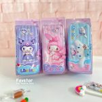 جامدادی نیم تبلتی 3D قفل دار طرح کرومی و Sanrio کد 8918 - Image 5