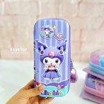 جامدادی نیم تبلتی 3D قفل دار طرح کرومی و Sanrio کد 8918 - Image 6