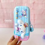 جامدادی نیم تبلتی 3D قفل دار طرح کرومی و Sanrio کد 8918 - Image 7