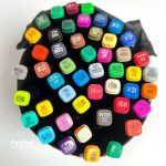 ست 48 عددی ماژیک دو سر طرح راندو Touch Parker - Image 2