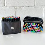 ست 60 عددی ماژیک دو سر طرح راندو Touch Parker