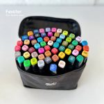 ست 60 عددی ماژیک دو سر طرح راندو Touch Parker - Image 2