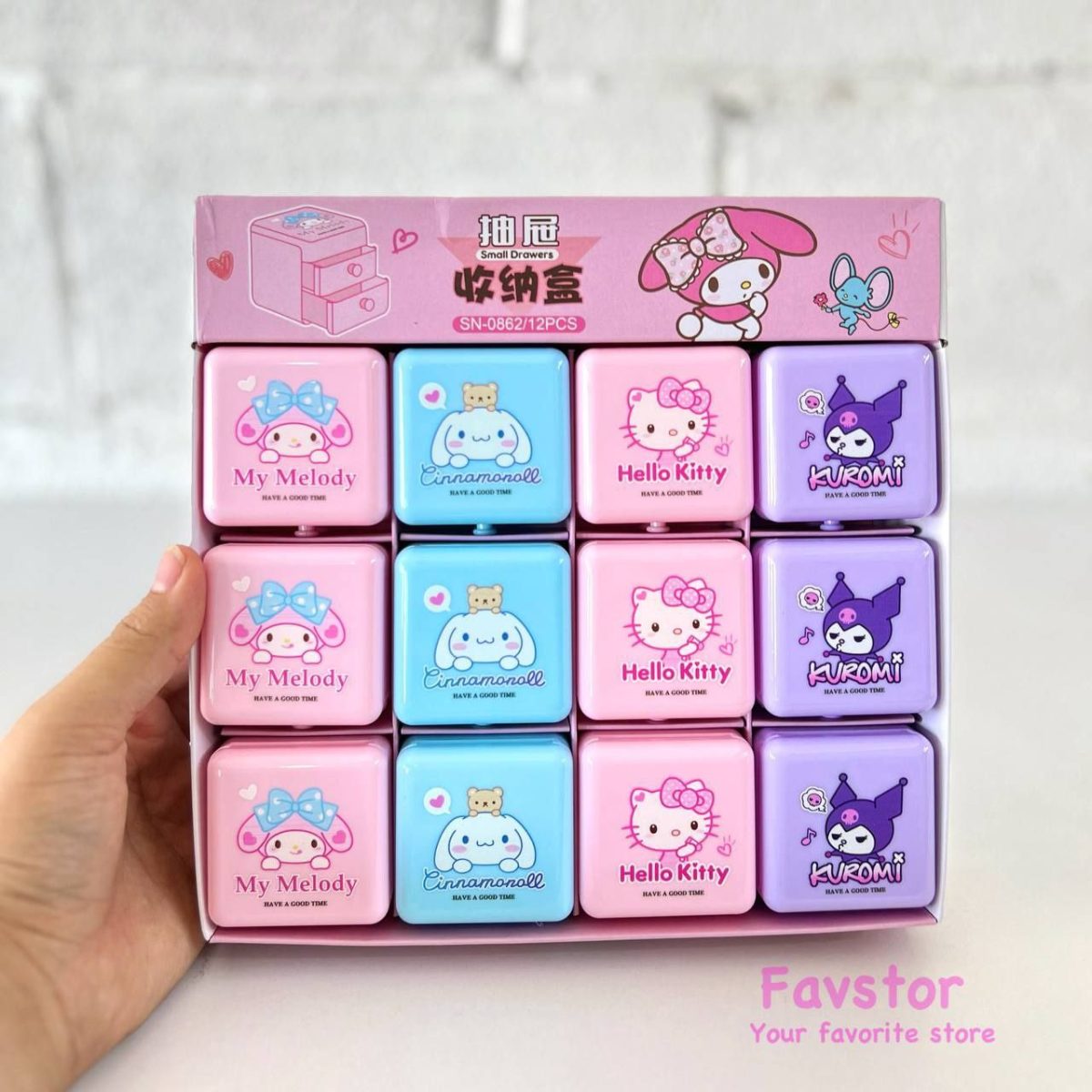 مینی استند ارگنایزر کشویی طرح کرومی و Sanrio کد SN-0862 - Image 7