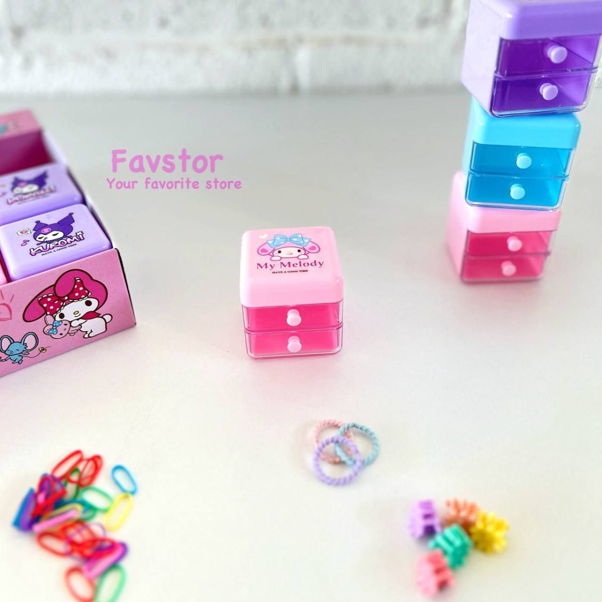 مینی استند ارگنایزر کشویی طرح کرومی و Sanrio کد SN-0862 - Image 10