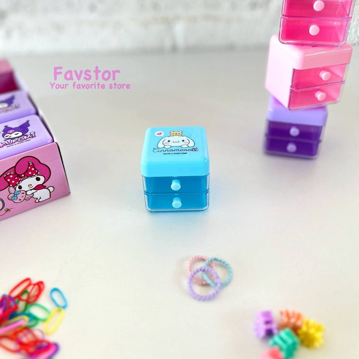 مینی استند ارگنایزر کشویی طرح کرومی و Sanrio کد SN-0862 - Image 11